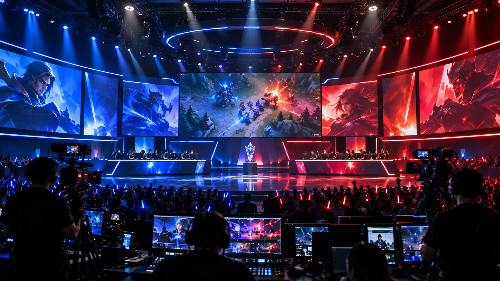 Global remote esports production project